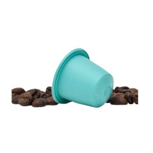 blue nespresso pod