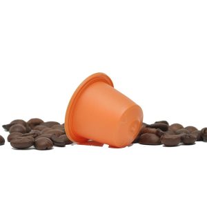 orange nespresso pod
