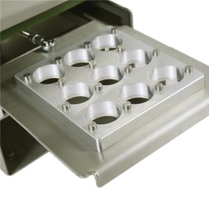 Semi-automated coffee pod sealing device